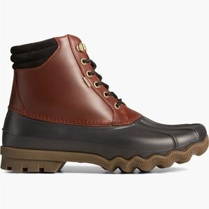 Sperry Men's Brown and Black Duck Boots Sz 12 Brand NEW!!!!